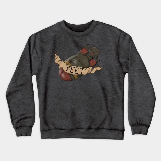 Yeet Bomb Crewneck Sweatshirt by nomnomzombie